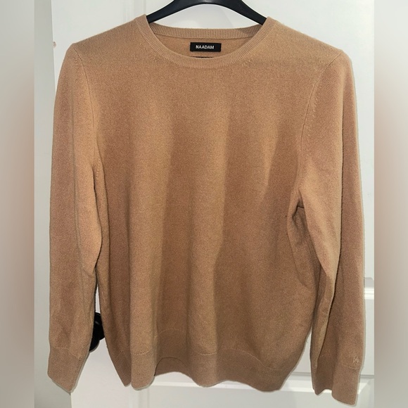 NAADAM Sweaters - NAADAM 100% Cashmere Sweater XXL Beige Soft Luxury Minimalist Cozy Knit Pullover